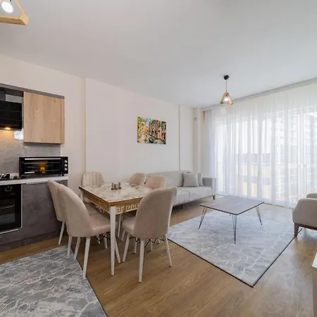 Remarkable Flat With Shared Pool In Kepez Апартаменты *